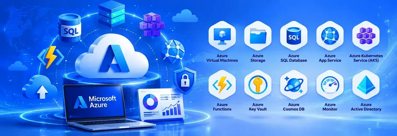10 Most Used Azure Services and Products in 2024<br/><span style="font-size:18px">📅 17 Oct 2024</span>