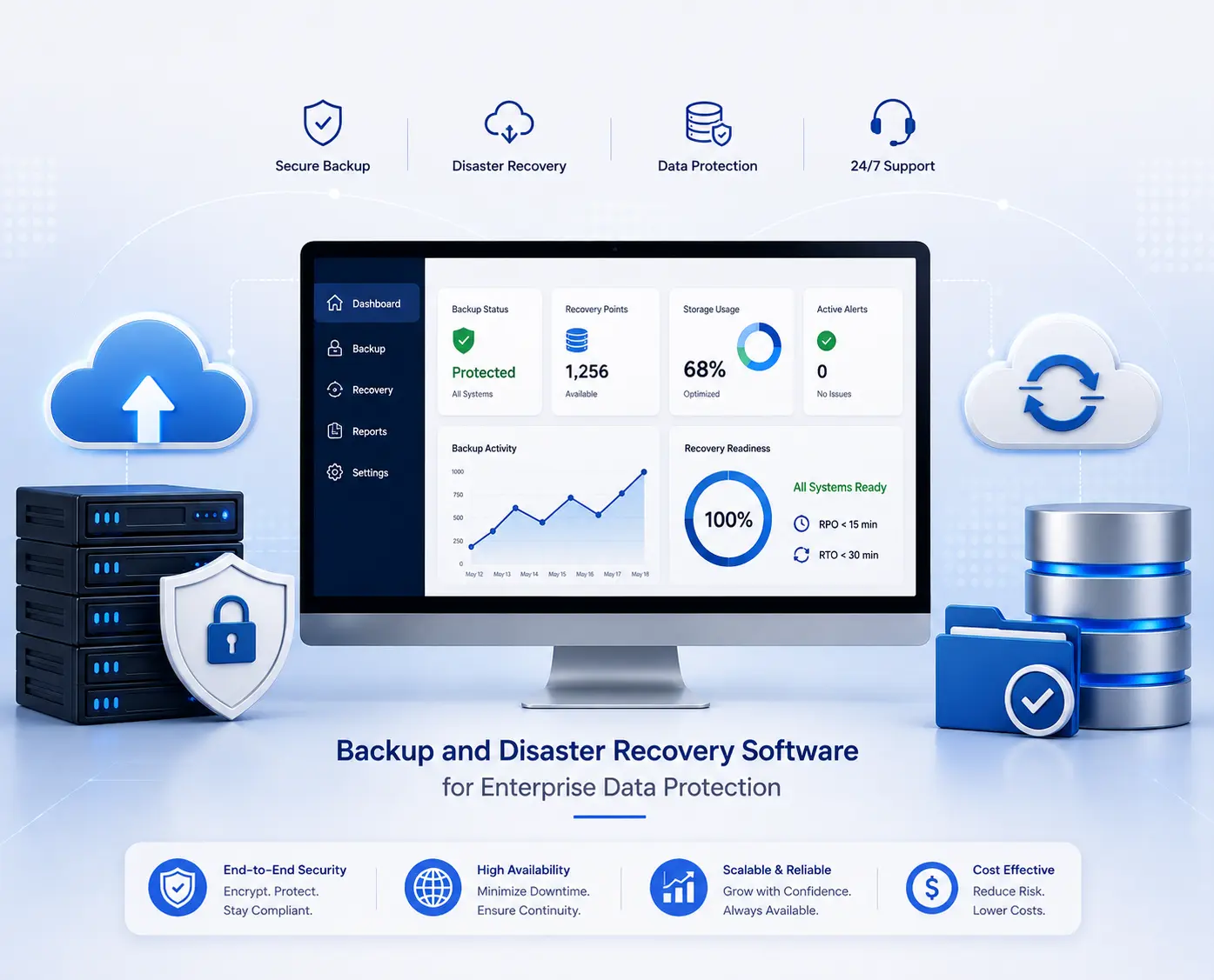 Backup and Disaster Recovery Software for Enterprise Data Protection