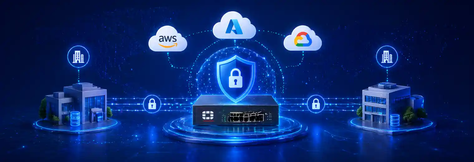 Fortigate Cloud Services to Azure, AWS, GCP: Secure Site VPN Gateway