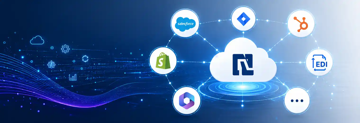 NetSuite Integrations: SalesForce, Jira, HubSpot, Shopify, EDI, M365, & more