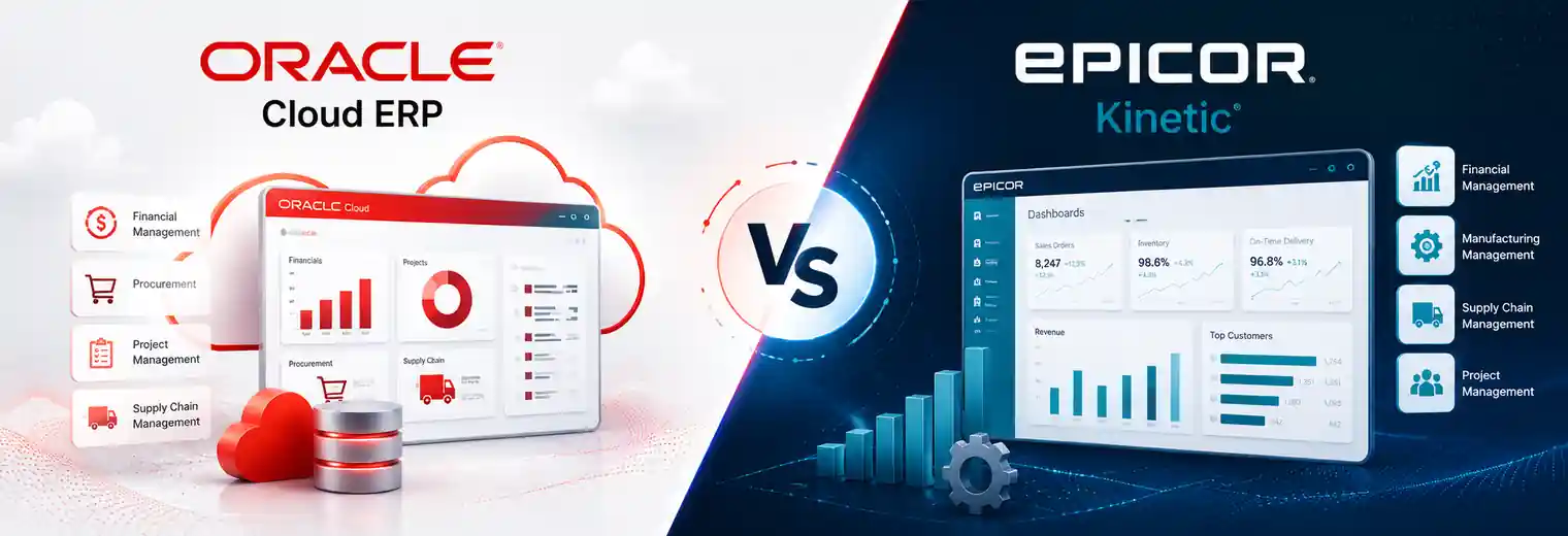 Oracle Cloud ERP vs. Epicor Kinetic: A Detailed Comparison (2024) <br/><span style="font-size:18px">📅 25 Sep 2024</span>