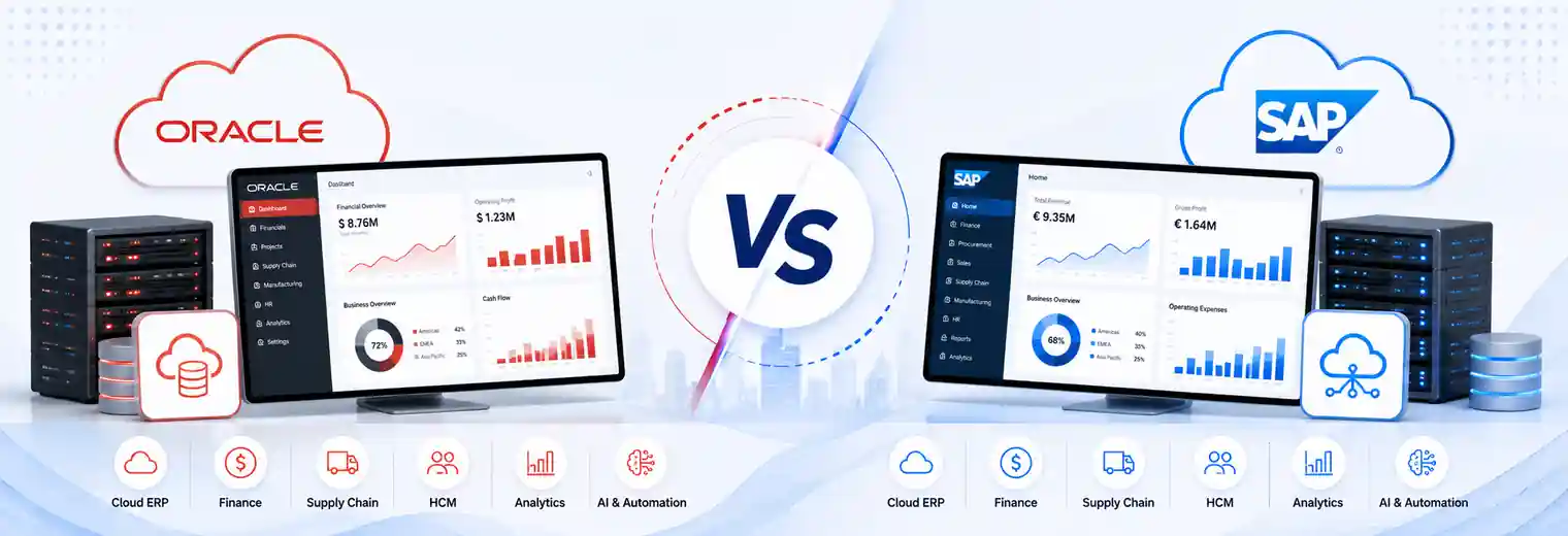 Oracle vs. SAP: Who is the ERP Champion for Modern Business? <br/><span style="font-size:18px">📅 28 Oct 2024</span>