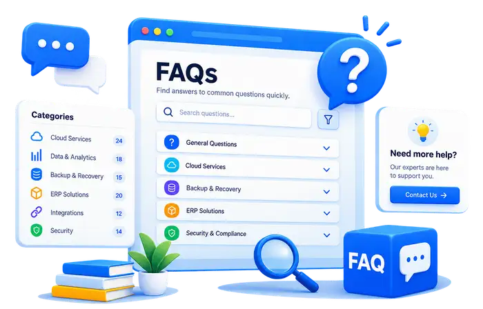 Frequently Asked Questions About Cloud, Backup, Security & Managed Services