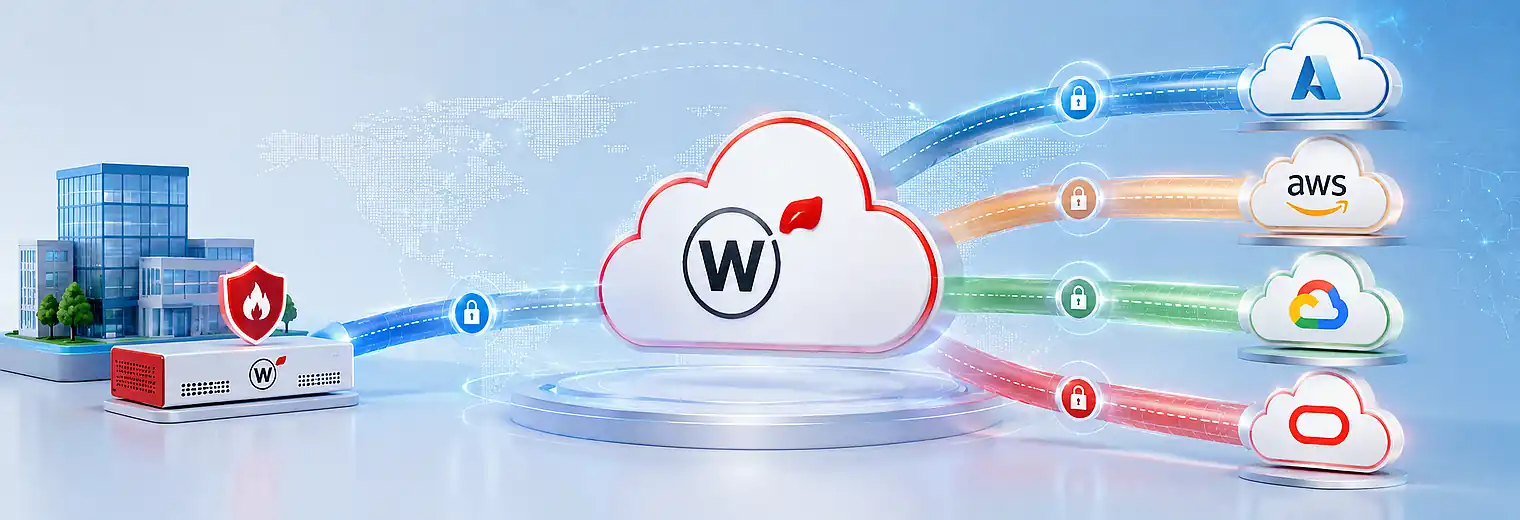 WatchGuard Cloud Managed Services, Azure, AWS, GCP, OCI Tunnel